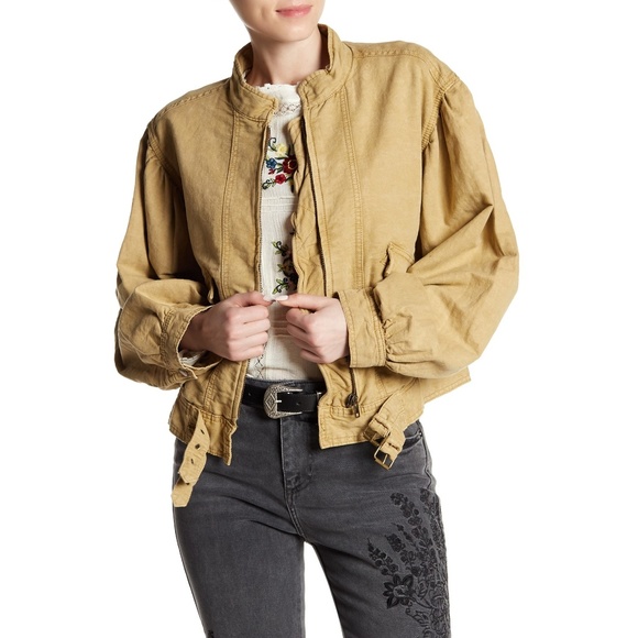 Free People Poet Blouson Sleeve Jacket - Picture 5 of 9